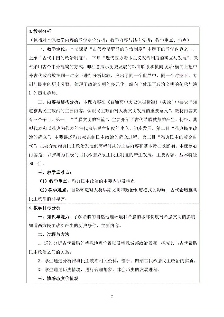 《古代希腊民主政治》教学设计_第2页