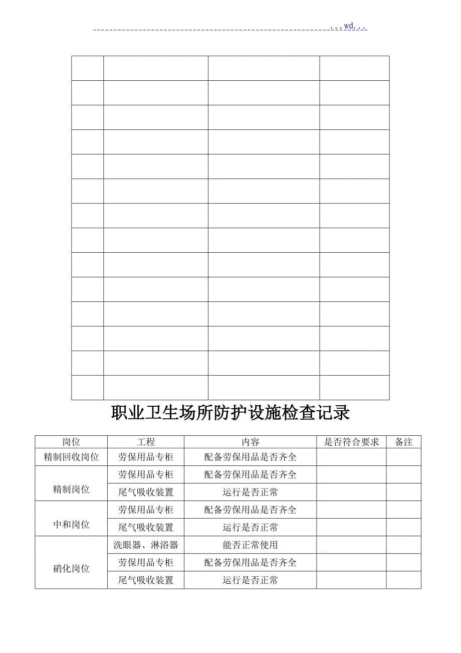 职业病防治工作计划和实施计划方案_第5页