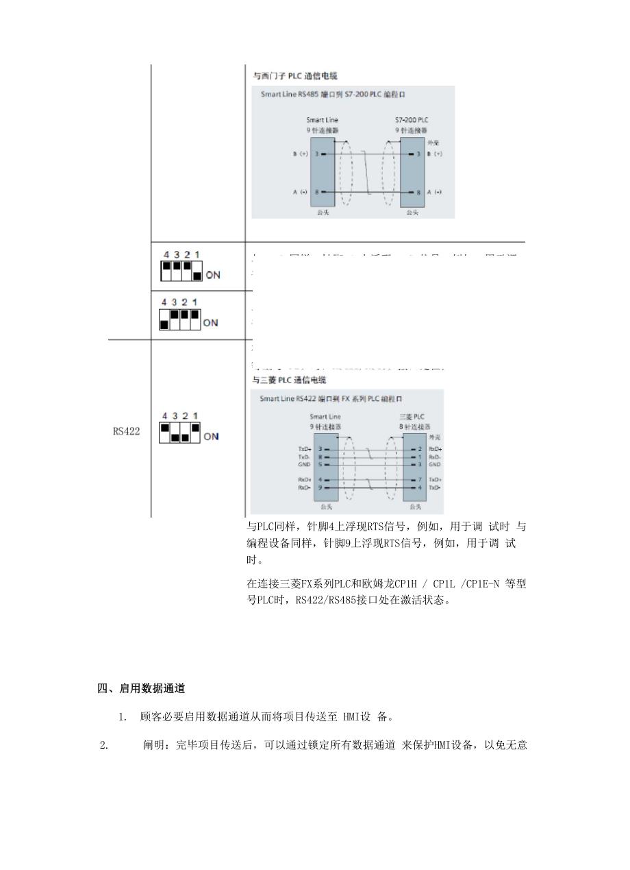 西门子触摸屏的使用说明书样本_第4页