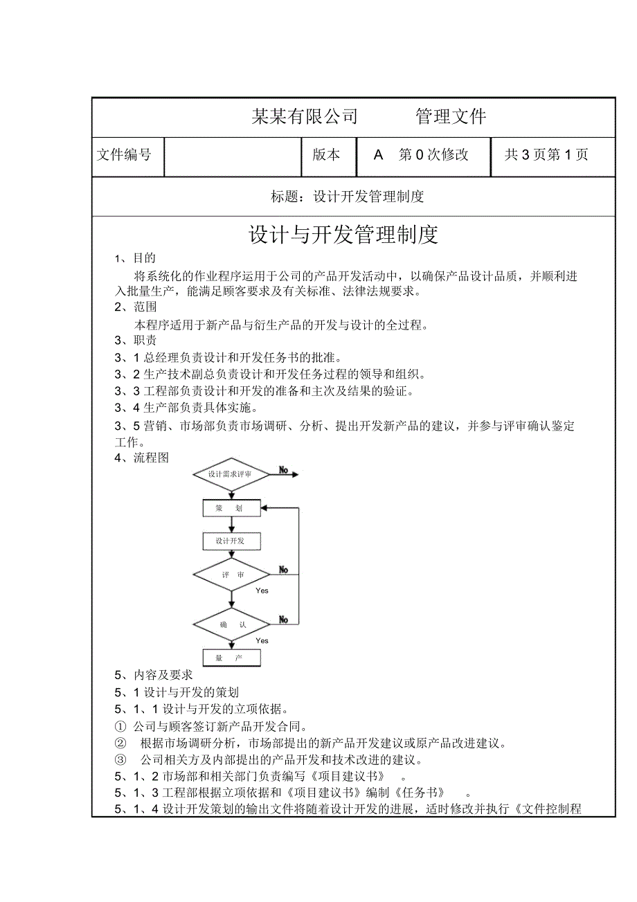 设计与开发管理制度_第1页