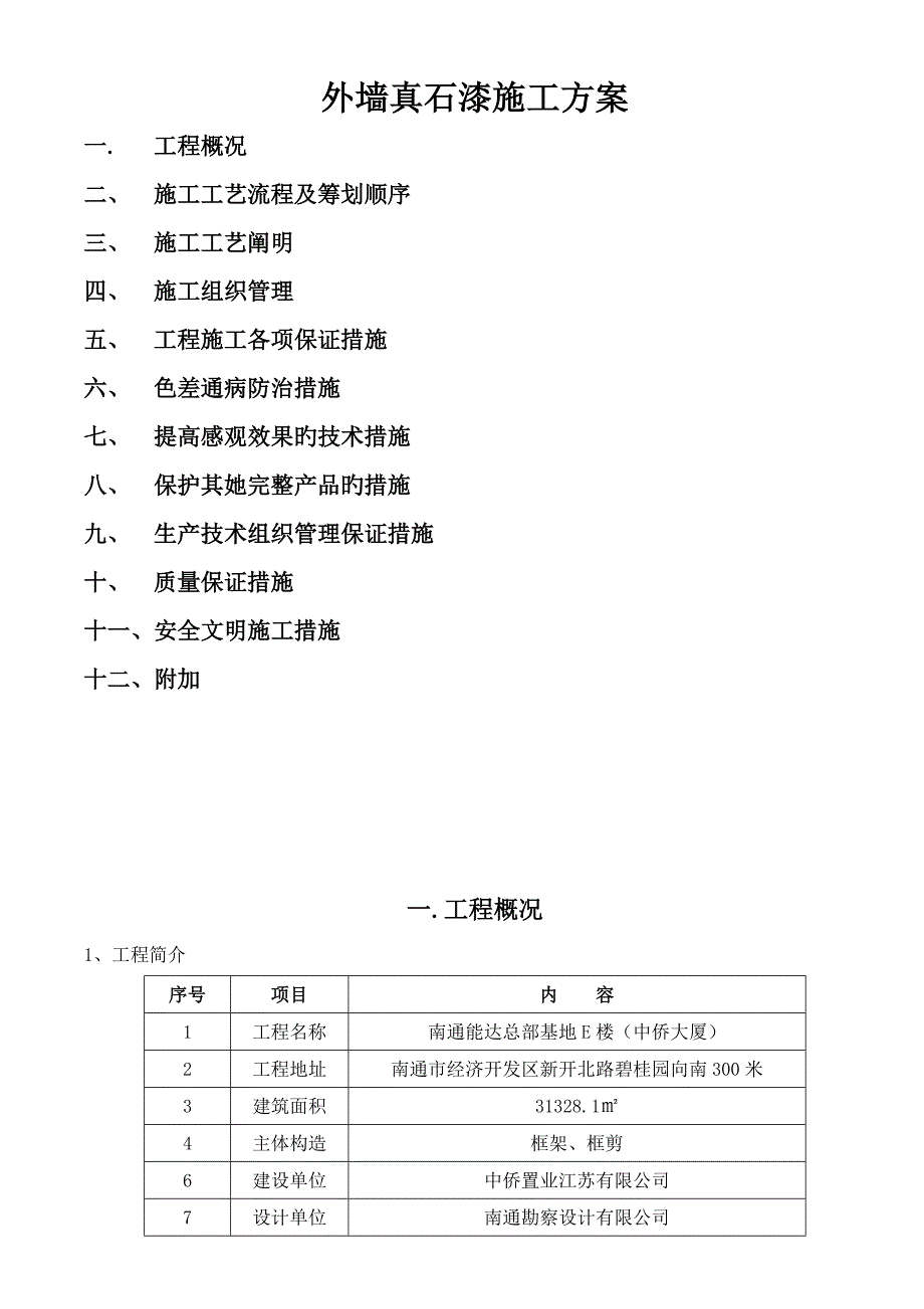 外墙真石漆综合施工专题方案范文_第2页