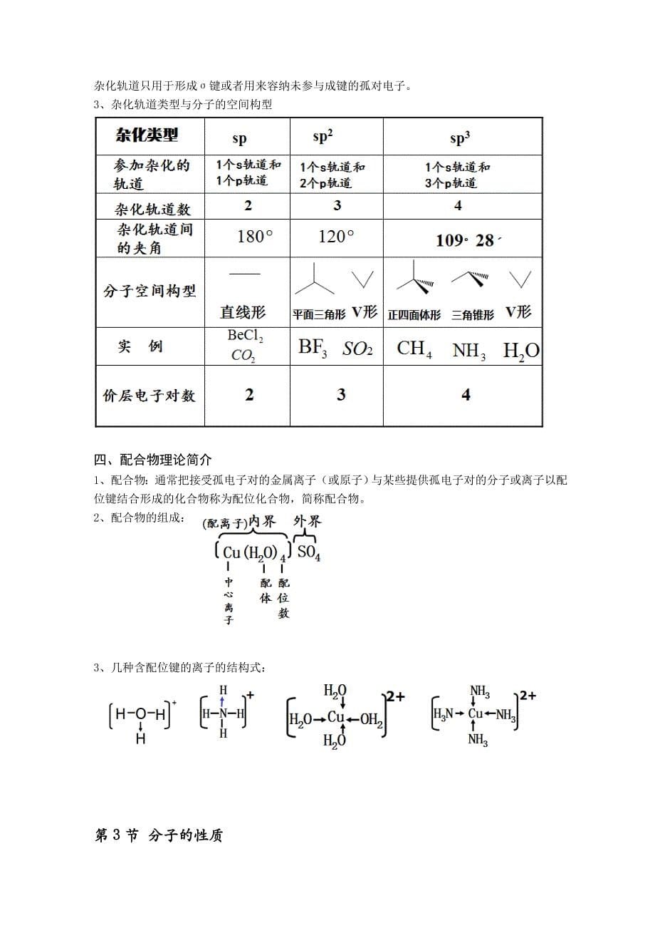 化学选修3知识整理（原创）.doc_第5页