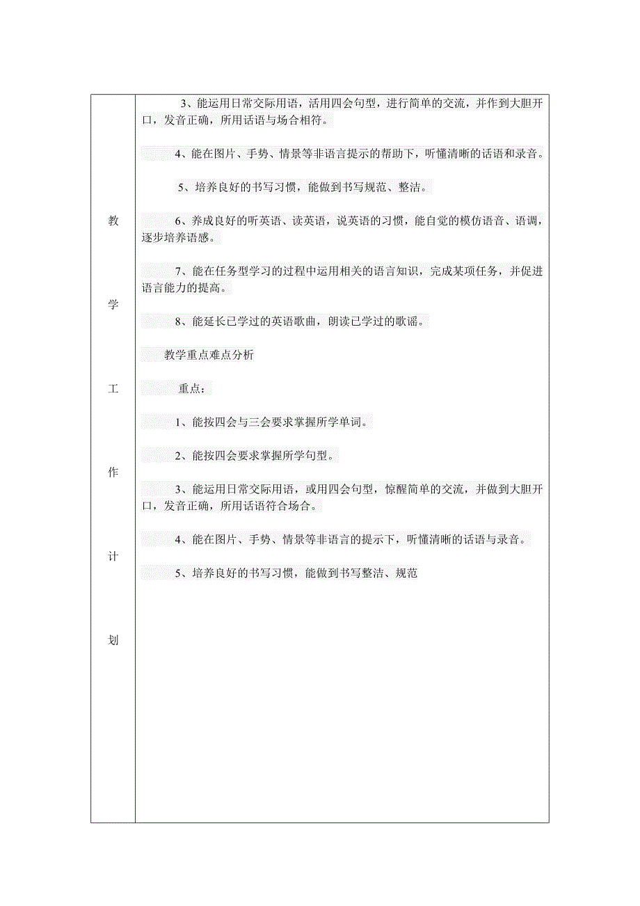 凤鸣小学英语教师教学工作计划.doc_第2页