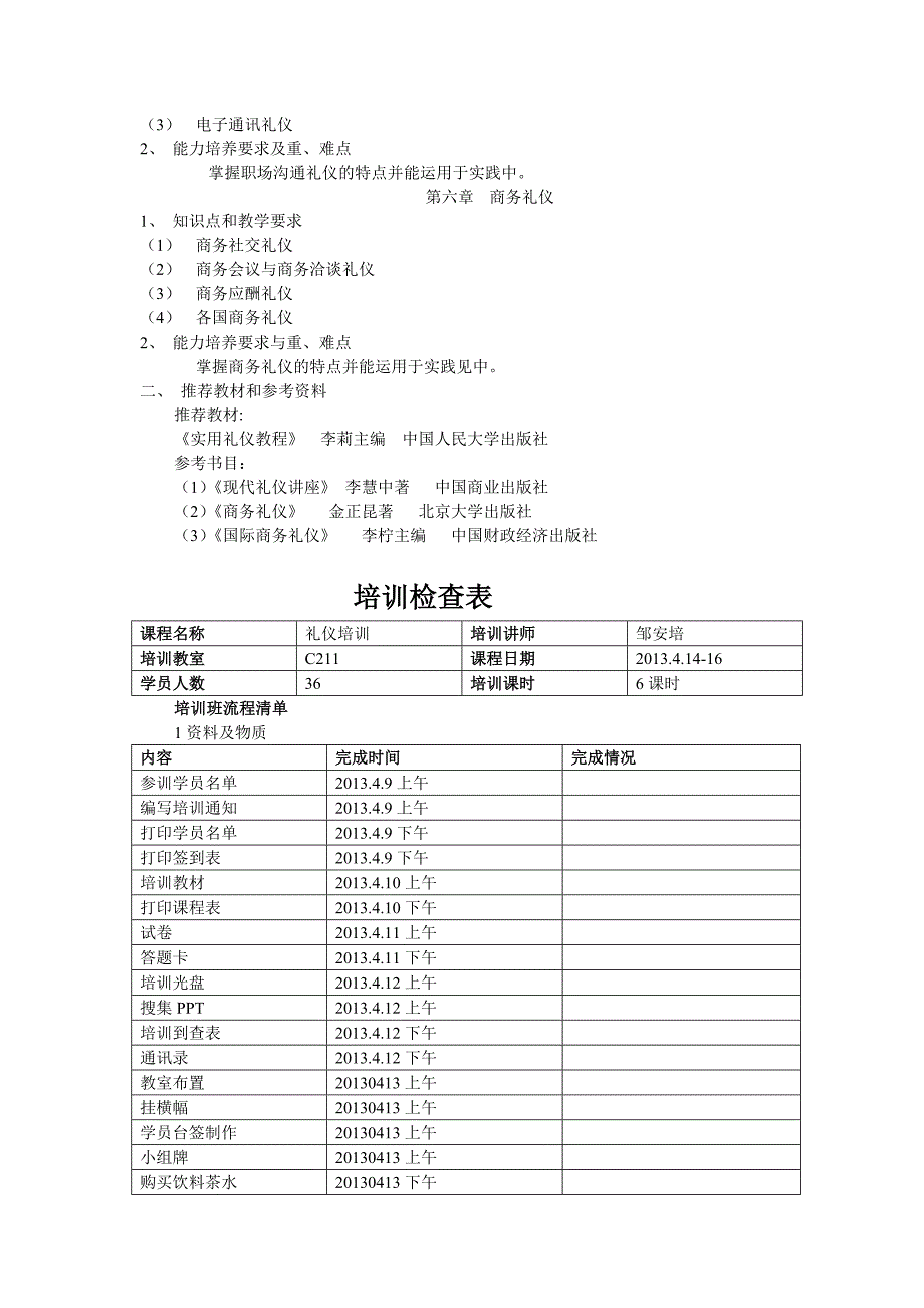 精品资料（2021-2022年收藏的）精选礼仪培训实施方案_第4页