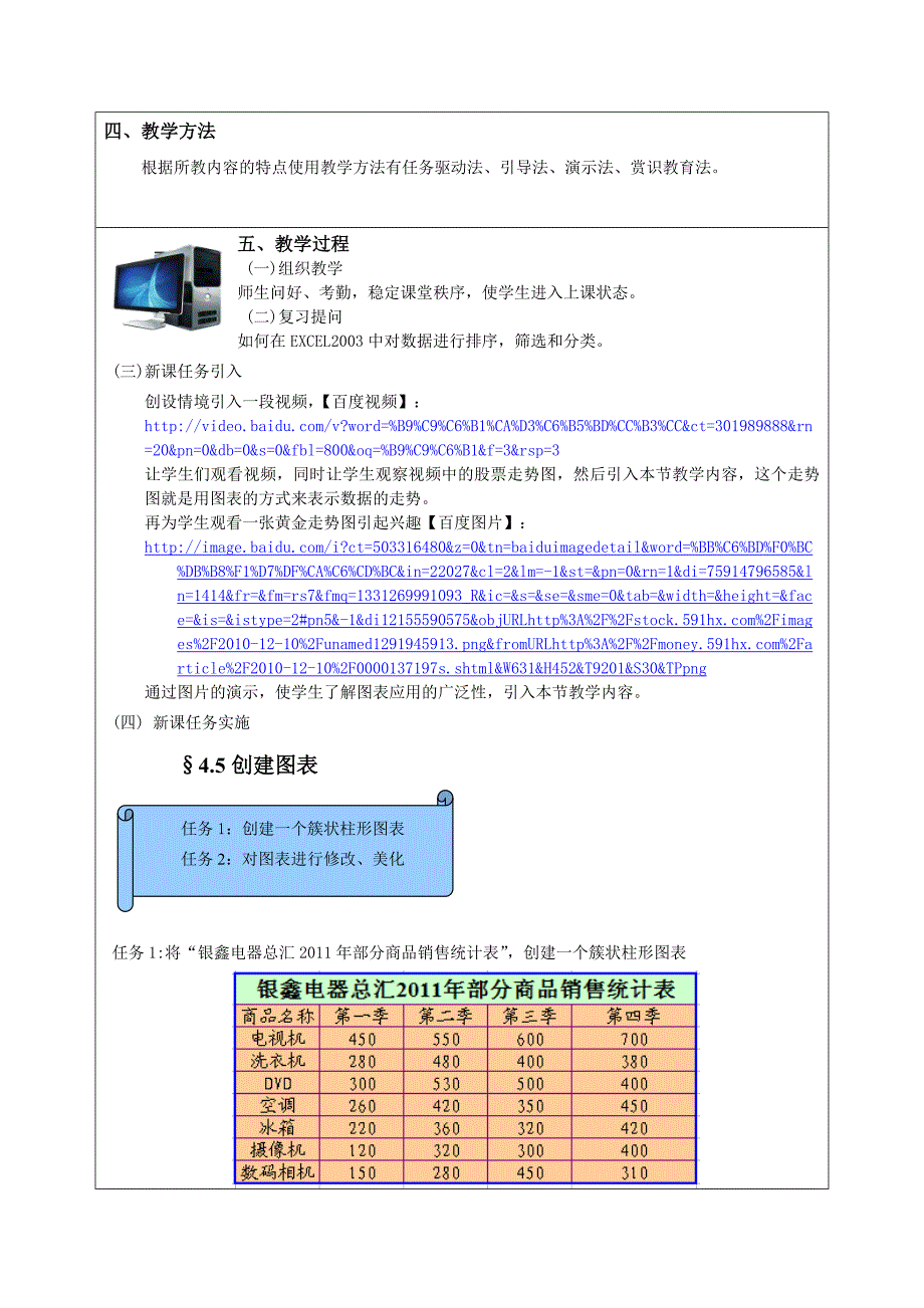 excel创建图表教案设计_第2页