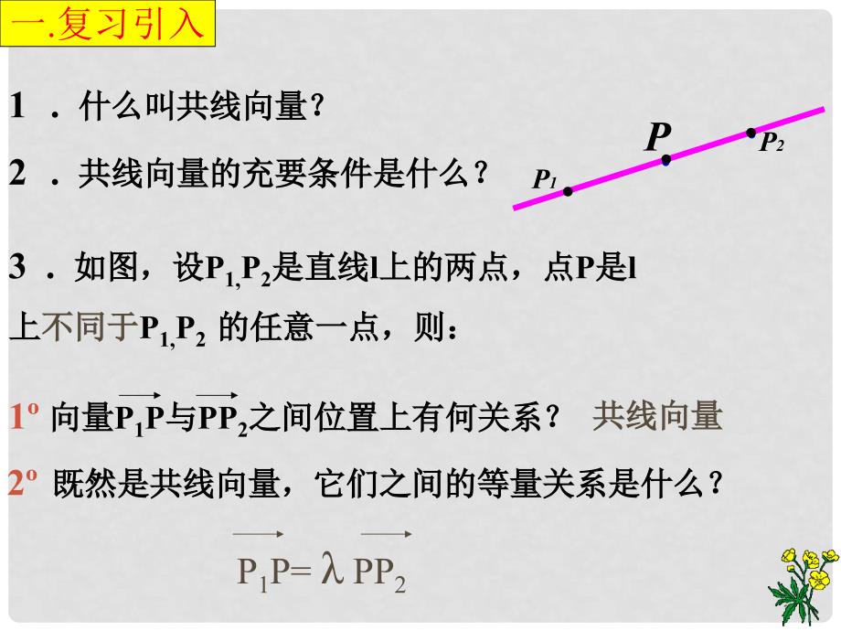 高一数学上册线段的定比分点6课件_第2页