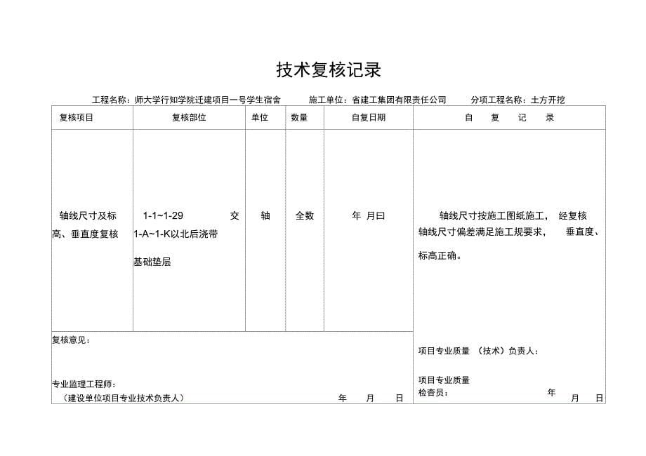 基础垫层_检验批_第5页