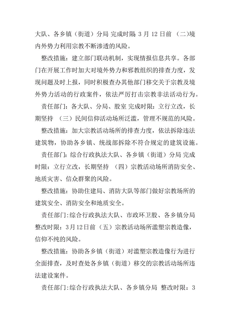 2023年宗教领域突出问题及隐患专项整治方案_第3页