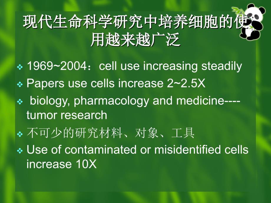 研究用肿瘤细胞系的质量控制和要求_第3页