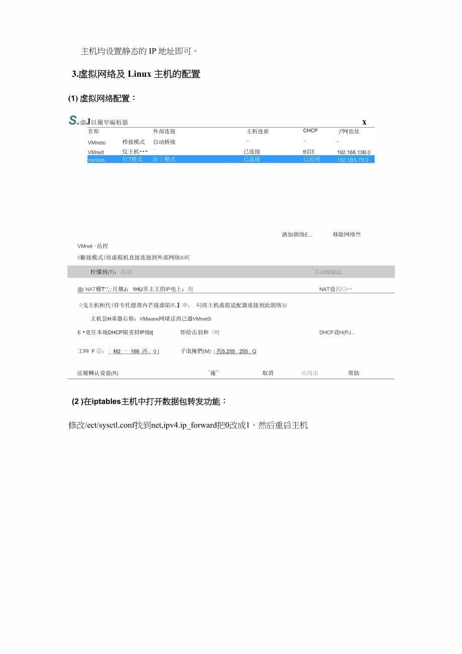 实验四：iptables实验环境搭建_第5页