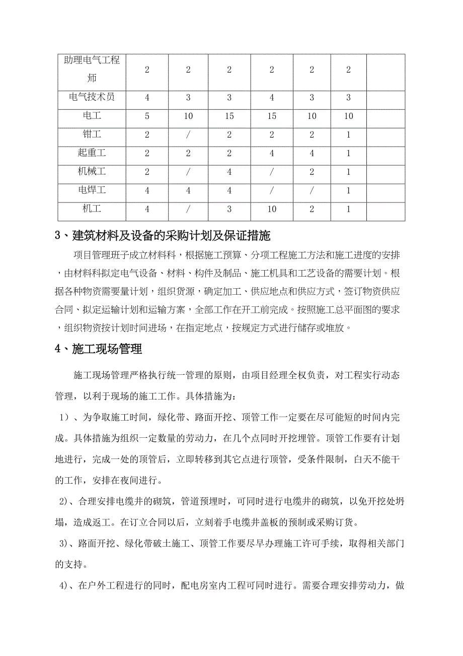 (完整版)配电房施工方案(DOC 28页)_第5页