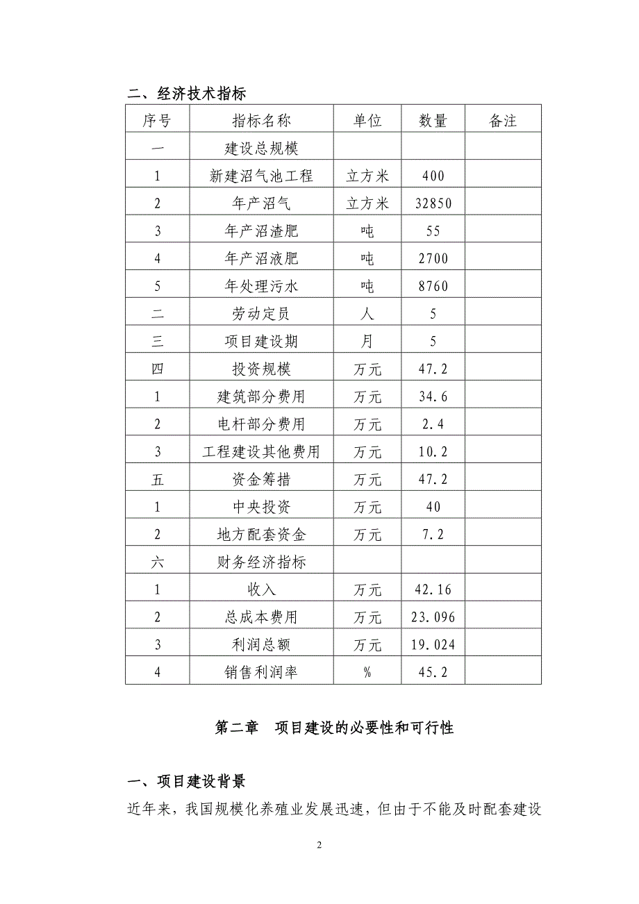 惠大立体生态农庄生猪标准化规模养殖场项目投资可行性研究报告_第2页