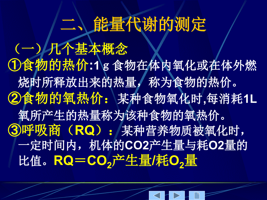 生理学教学课件：第七章 能量代谢与体温_第4页