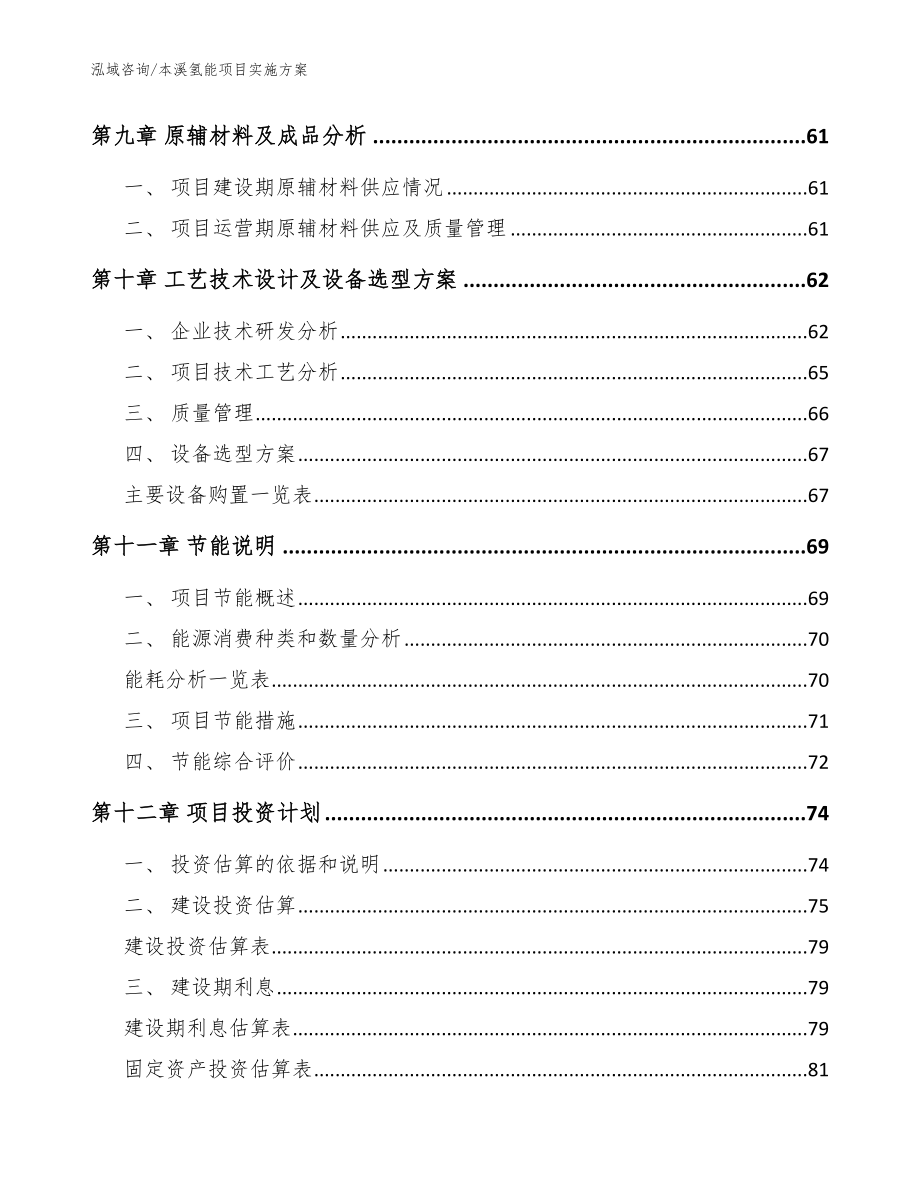 本溪氢能项目实施方案（参考模板）_第3页