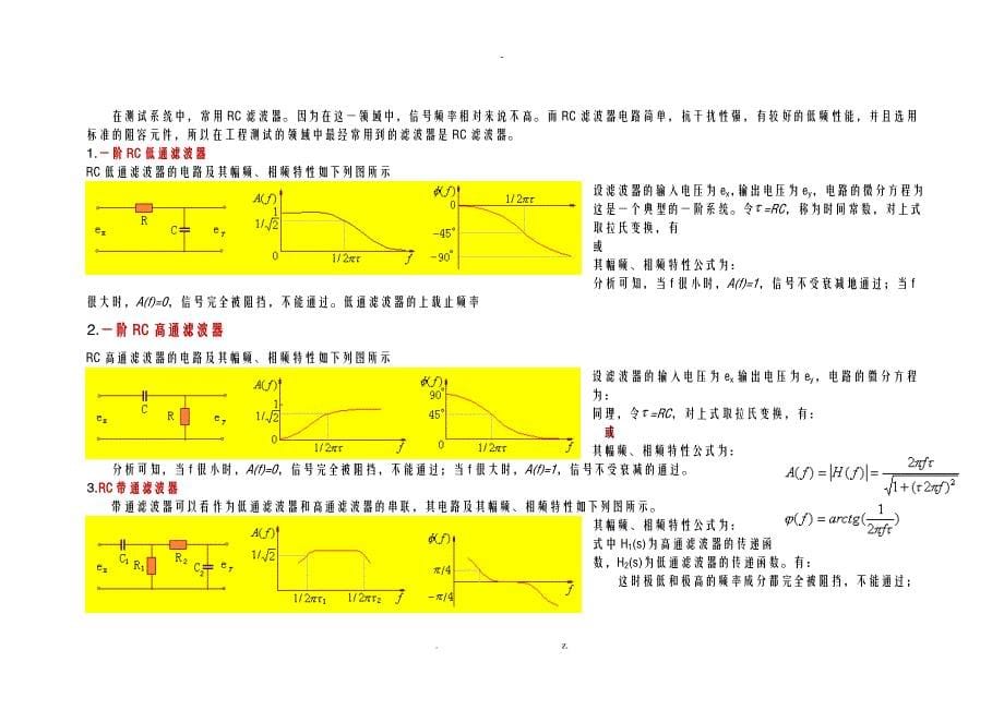 滤波器基本原理、分类、应用_第5页