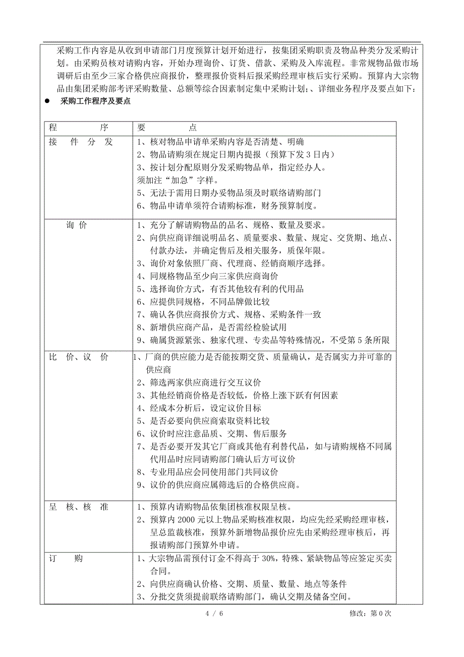 【优质】集团采购部管理制度_第4页