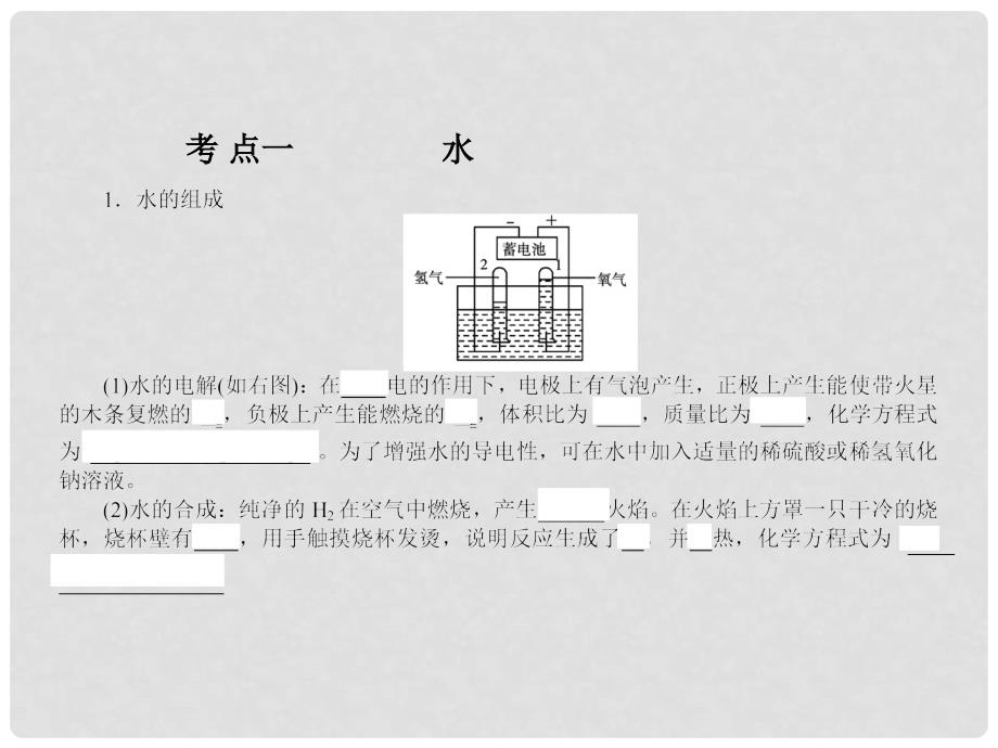 中考化学第一轮复习 专题6水和溶液课件_第3页