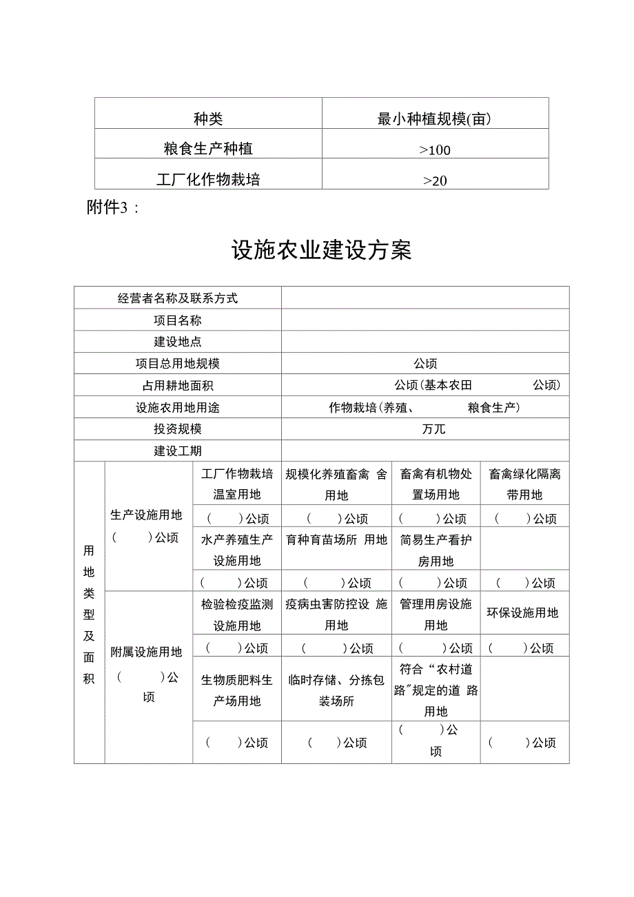 设施农用地备案表_第2页