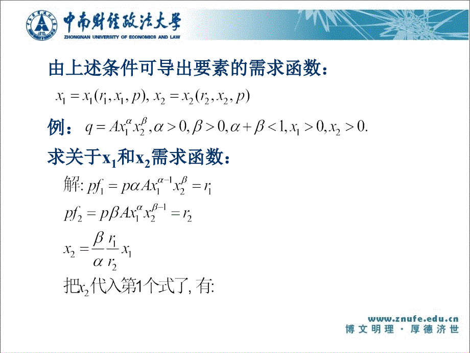 要素需求函数、成本函数、利润函数与供给函_第4页