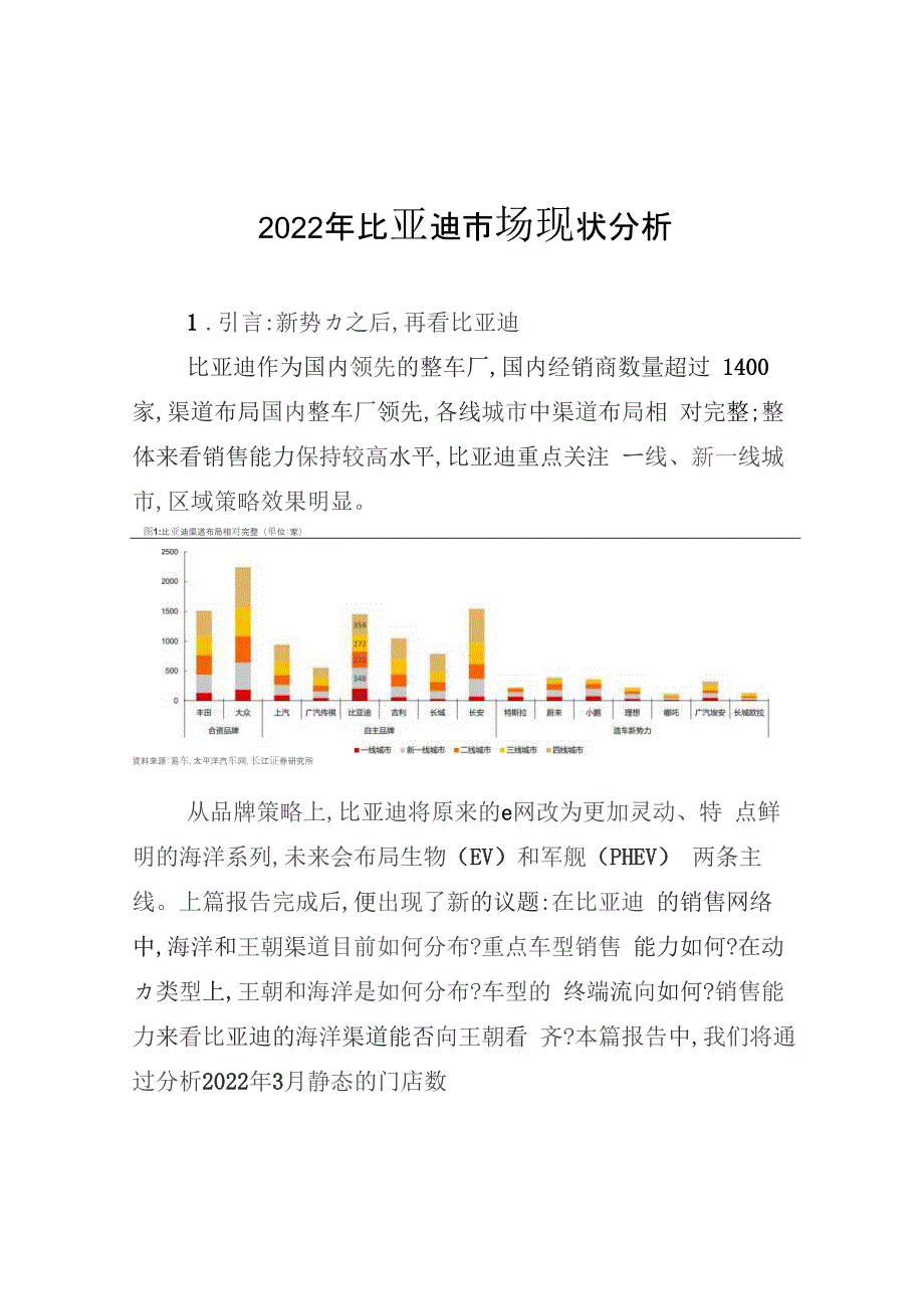 2022年比亚迪市场现状分析_第1页