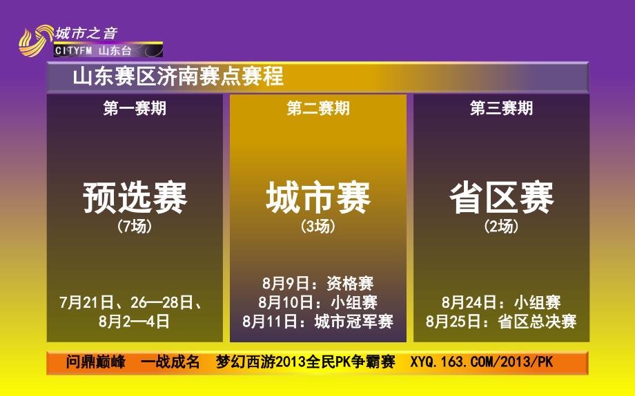 梦幻西游民PK争霸赛山东赛区济南赛点城市赛赛况专用_第3页