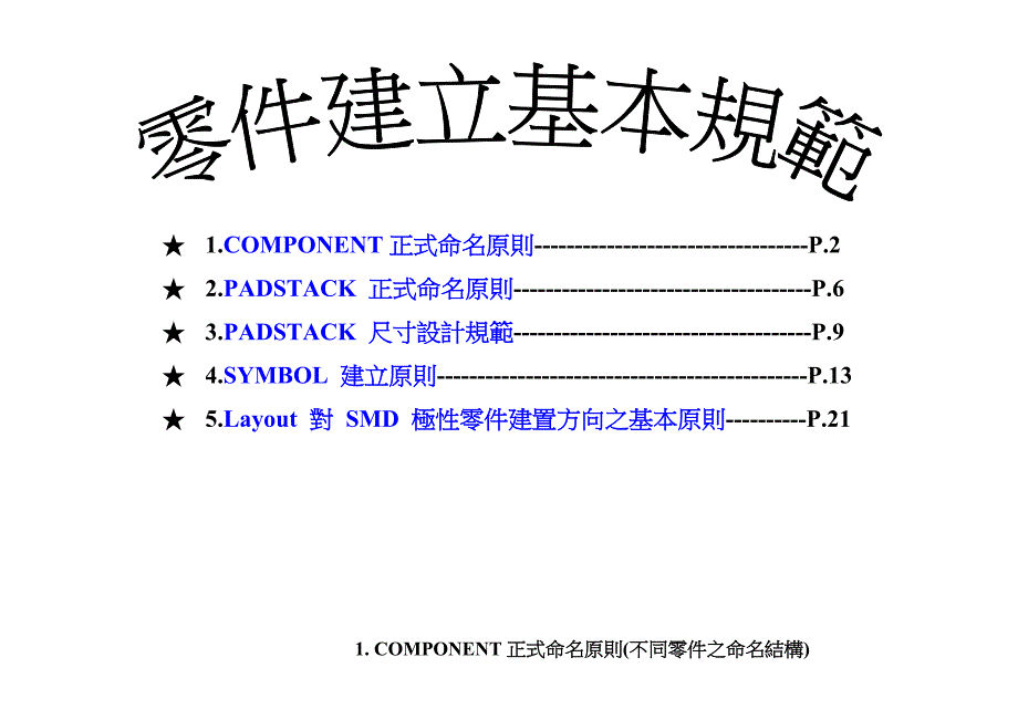 cadenceAllegro零件建立基本基础规范_第1页