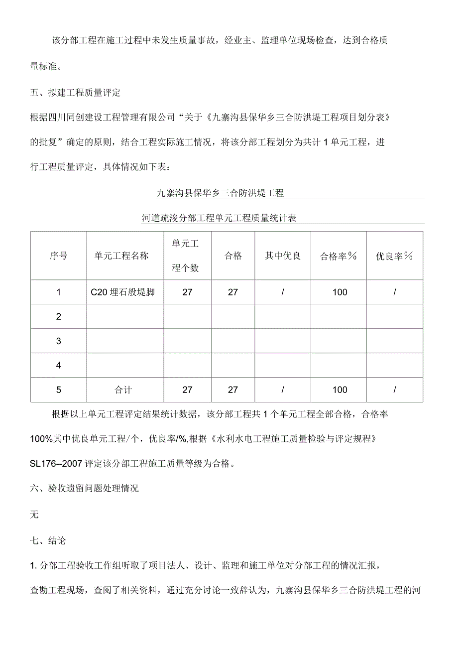 河道疏浚工程分部工程验收_第2页