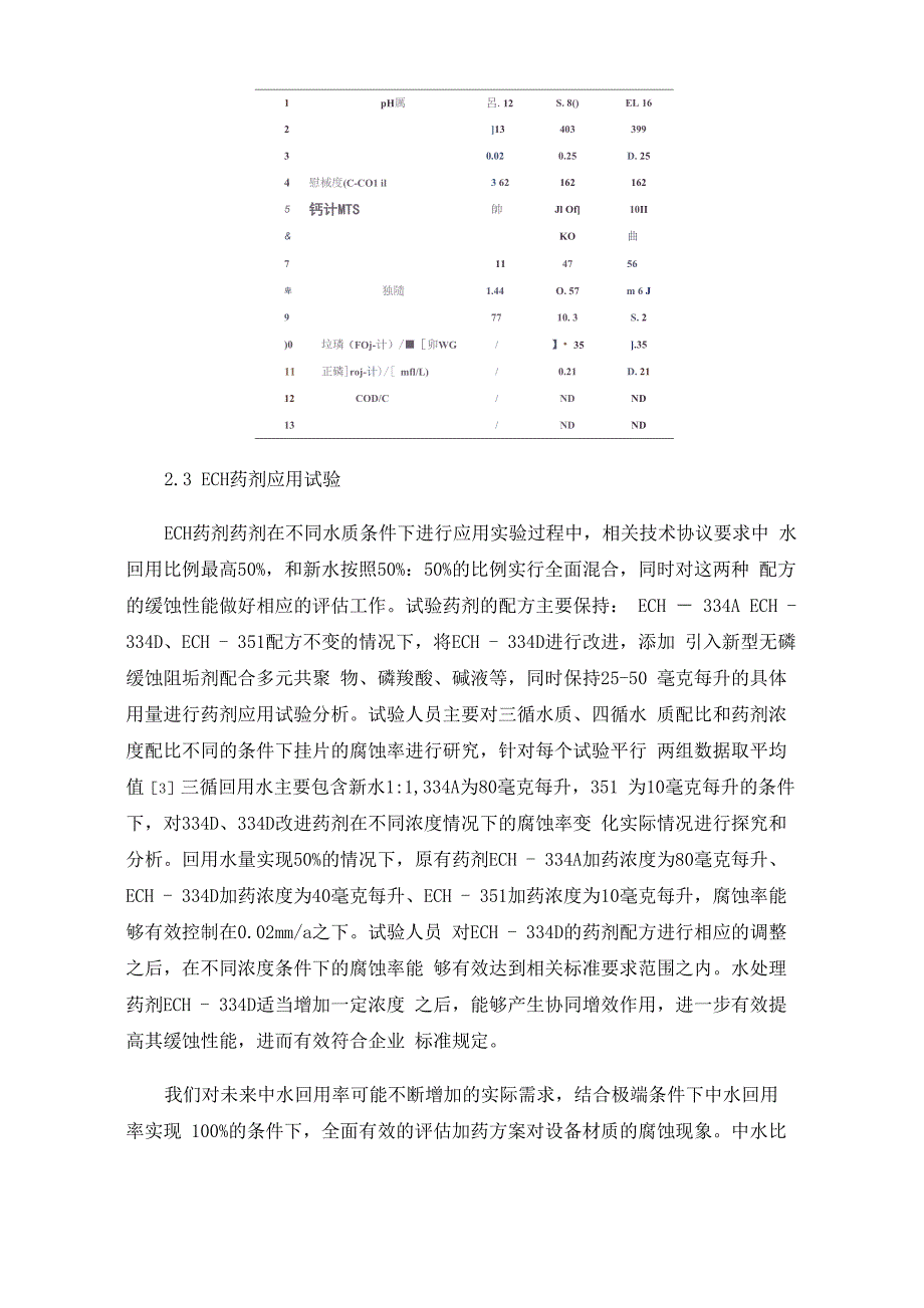 工业循环水处理药剂性能改进与应用_第3页