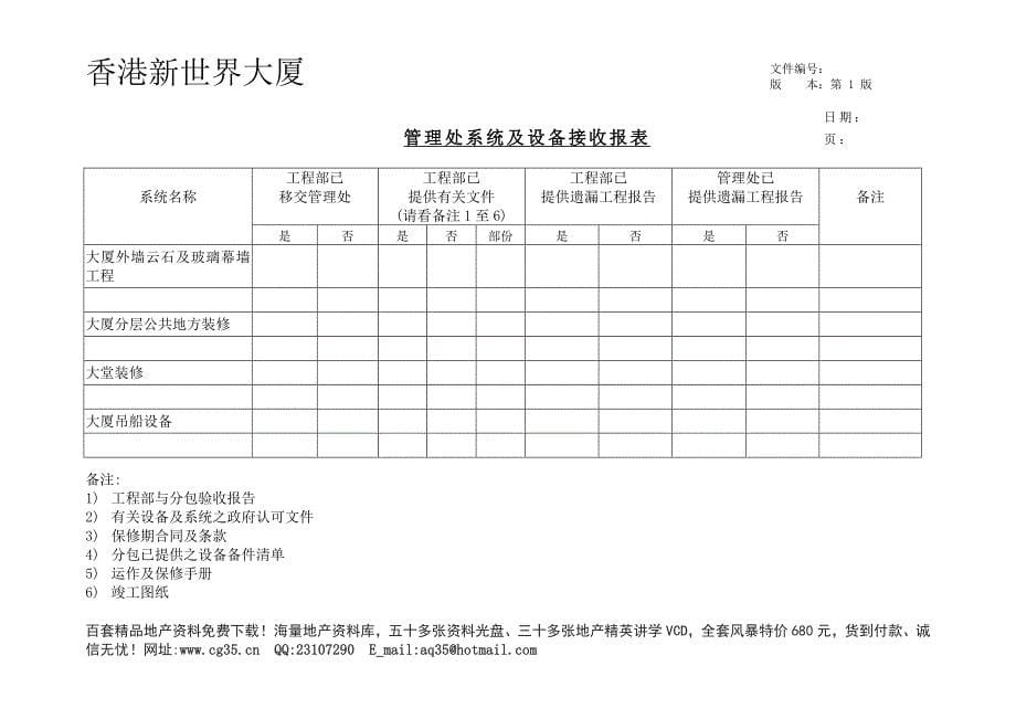 管理处系统及设备接收报表_第5页