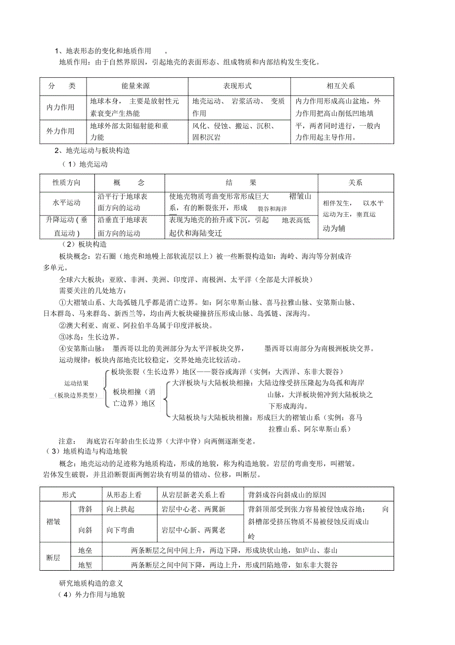 陆地环境的组成岩石与地貌_第3页