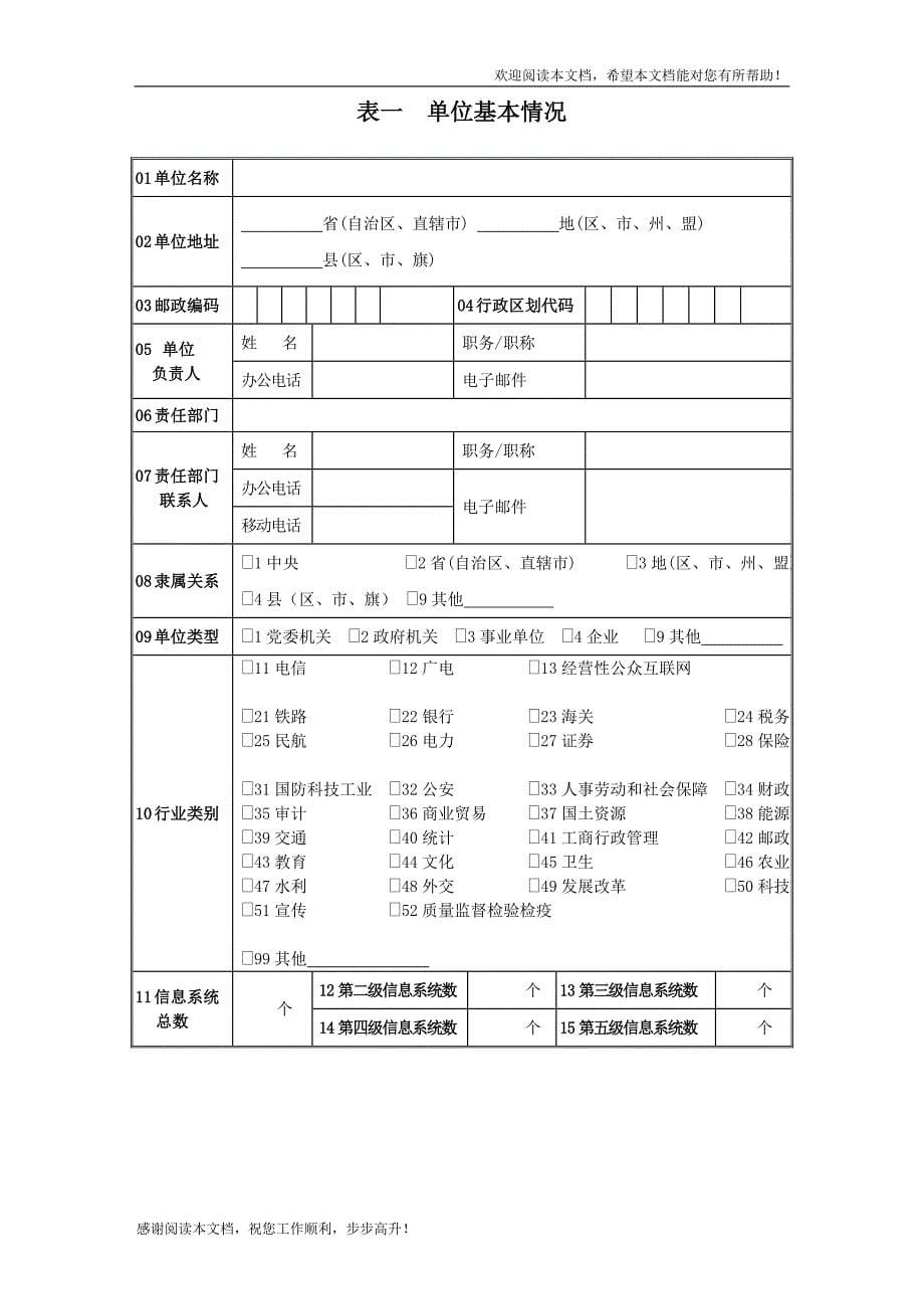 信息系统安全等级保护定级报告_第5页