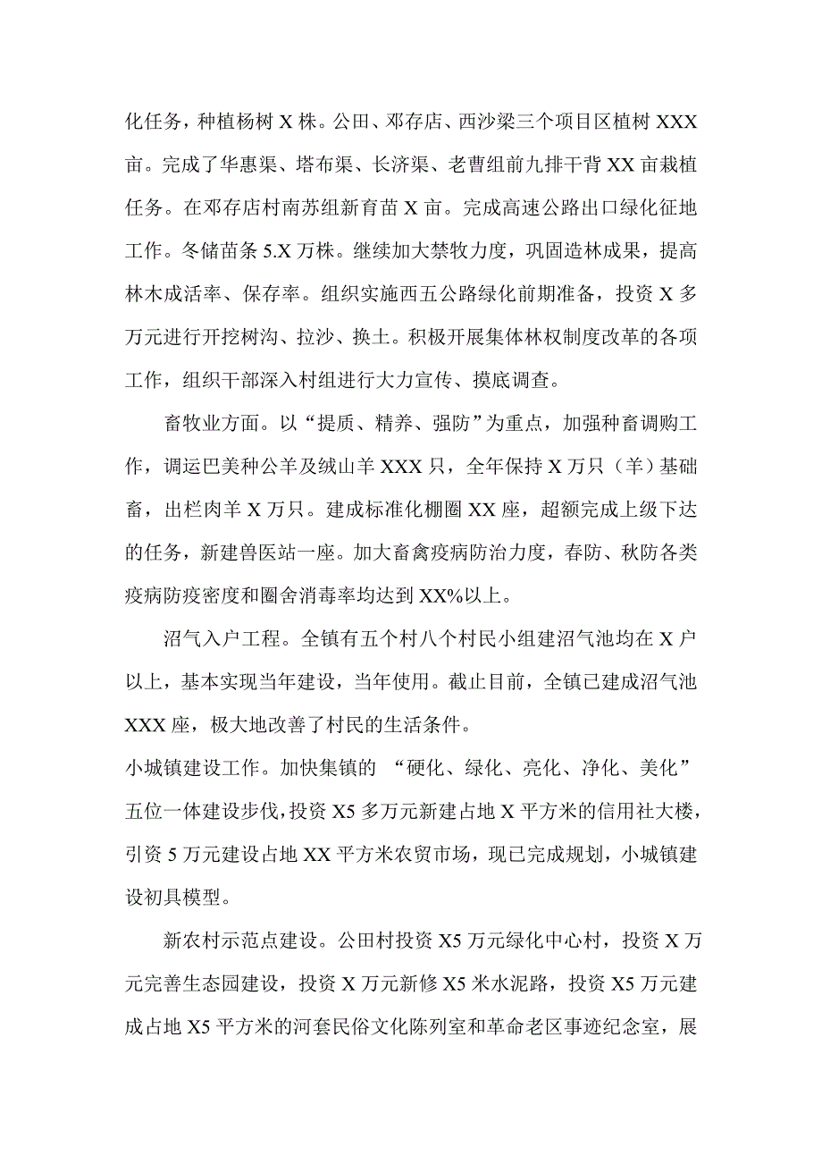 镇党委书记履行职责、自身建设工作报告_第2页