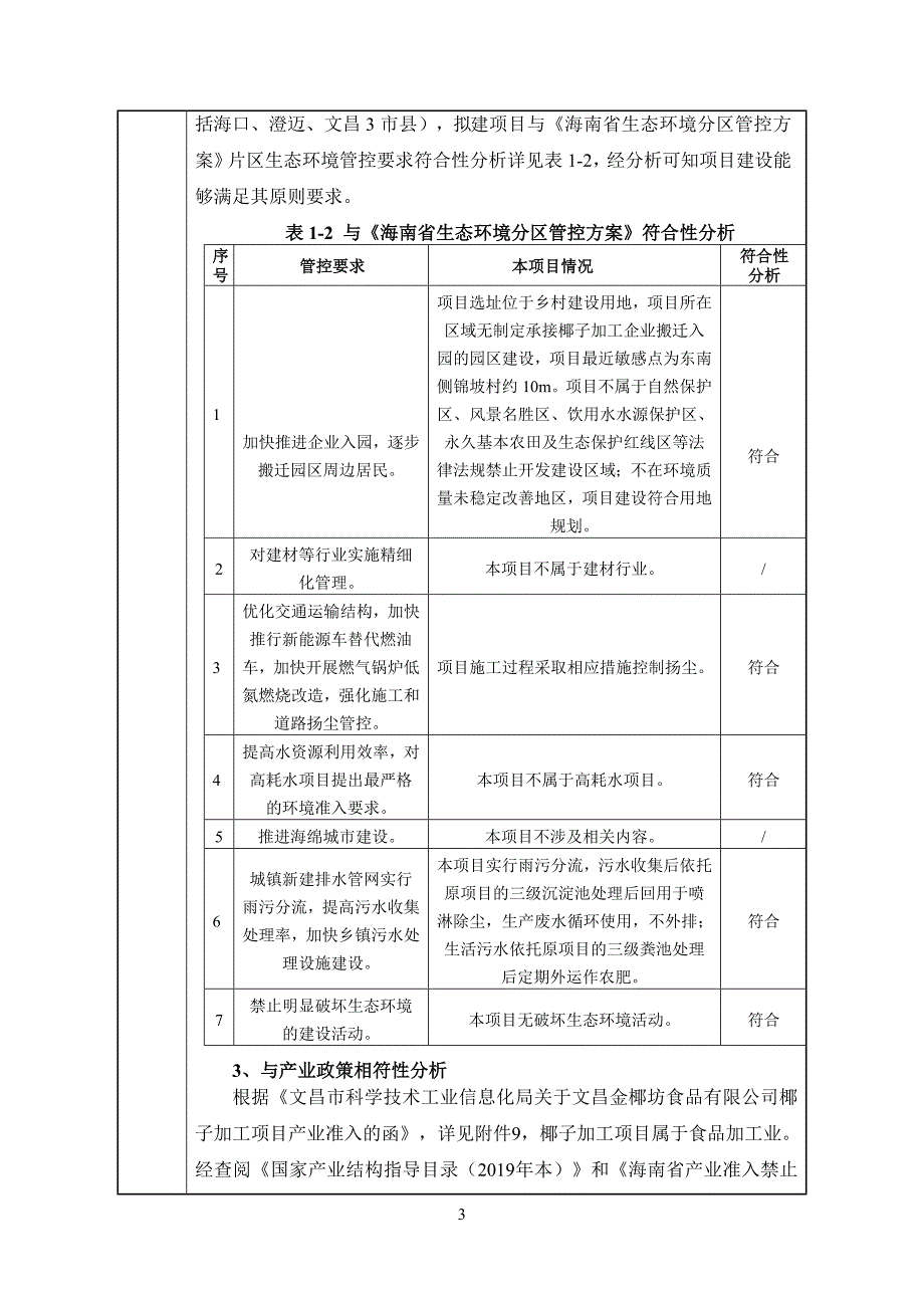 文昌金椰坊食品有限公司椰子加工项目环评报告 .doc_第4页