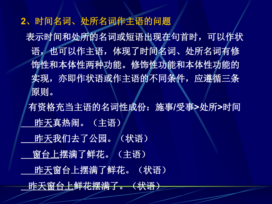 现代汉语知识句法成分ppt课件_第2页