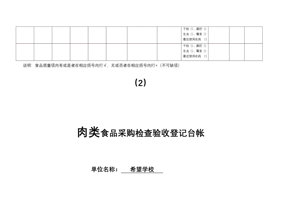 2023年食堂采购登记表全套_第3页