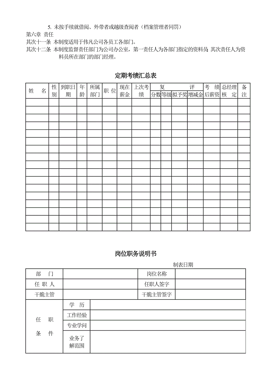 人力资源管理+12张表格_第3页