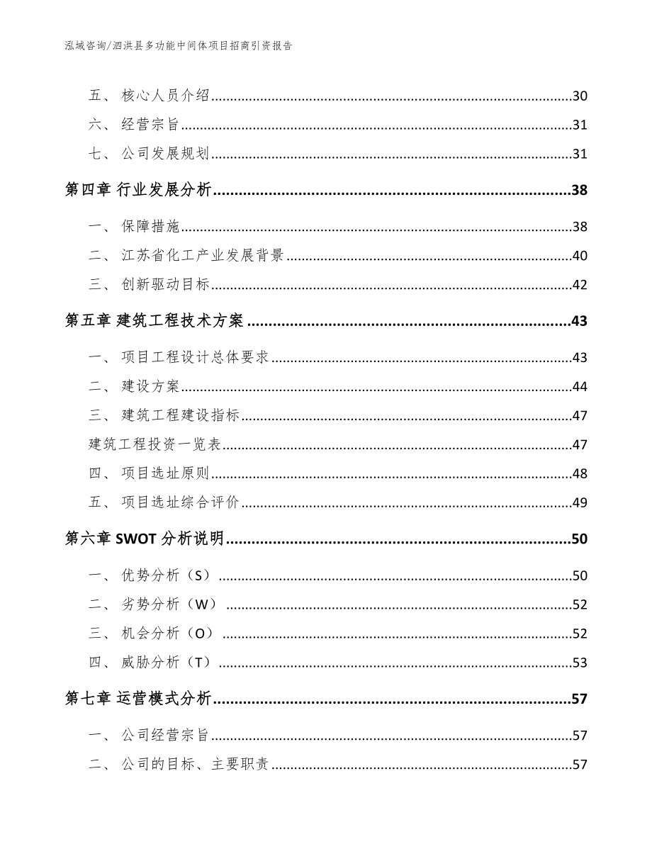 泗洪县多功能中间体项目招商引资报告_第3页