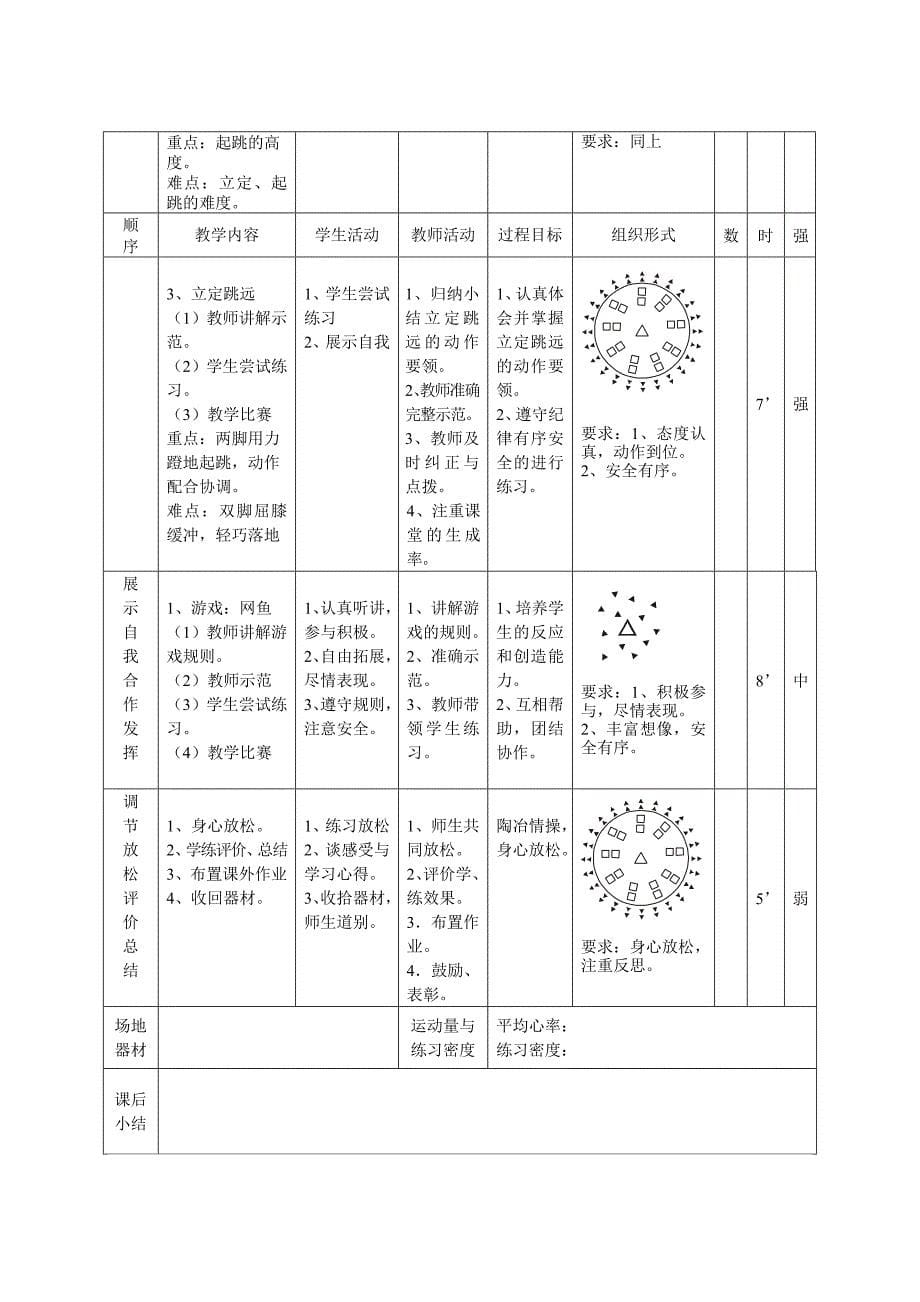 三年级立定跳远教学设计水平二_第5页