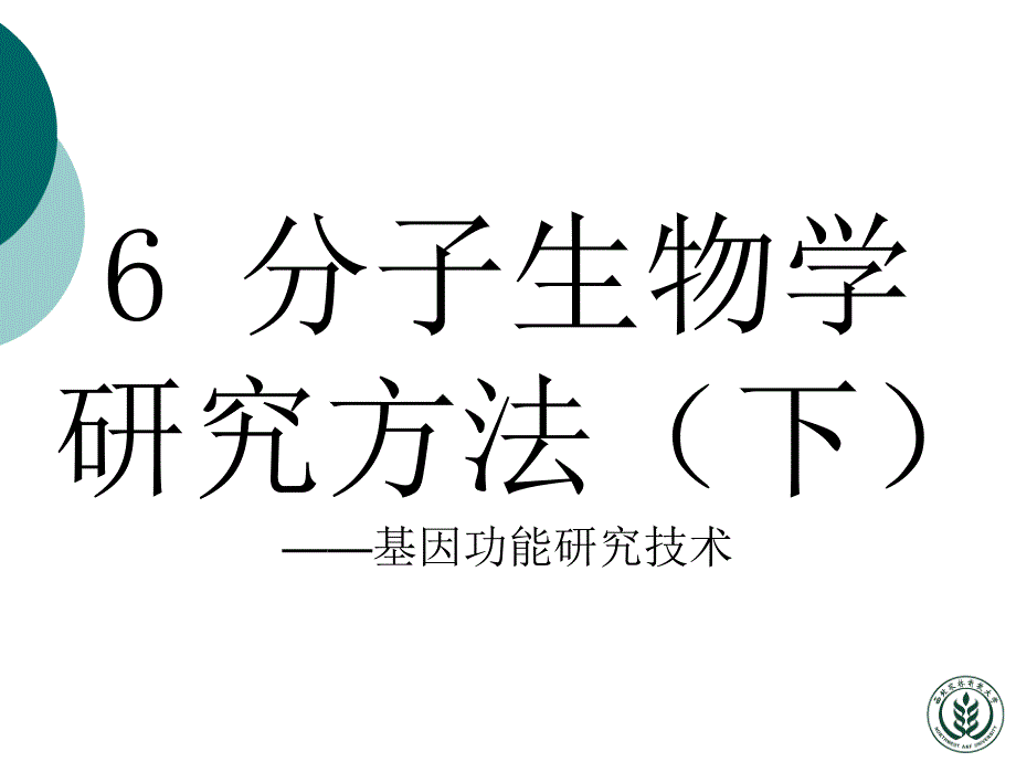 分子生物学实验方法-2分子生物学_第1页