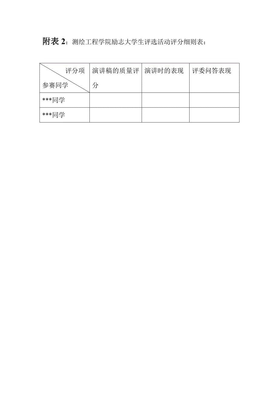 励志大学生评选活动策划书修改版_第5页