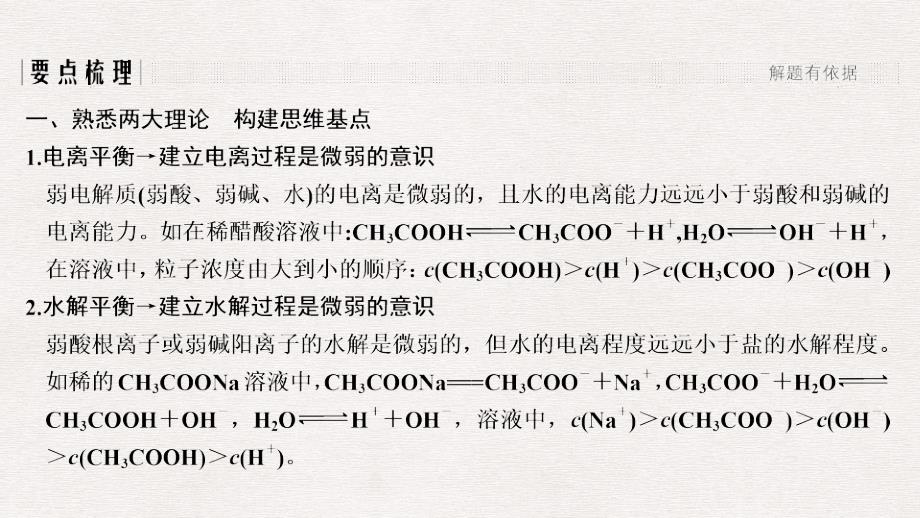 高考化学总复习 第8章 水溶液中的离子平衡 学案七 电解质溶液中粒子浓度关系配套课件 新人教版_第3页