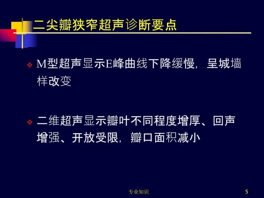 医学超声影像学瓣膜病专业材料_第5页