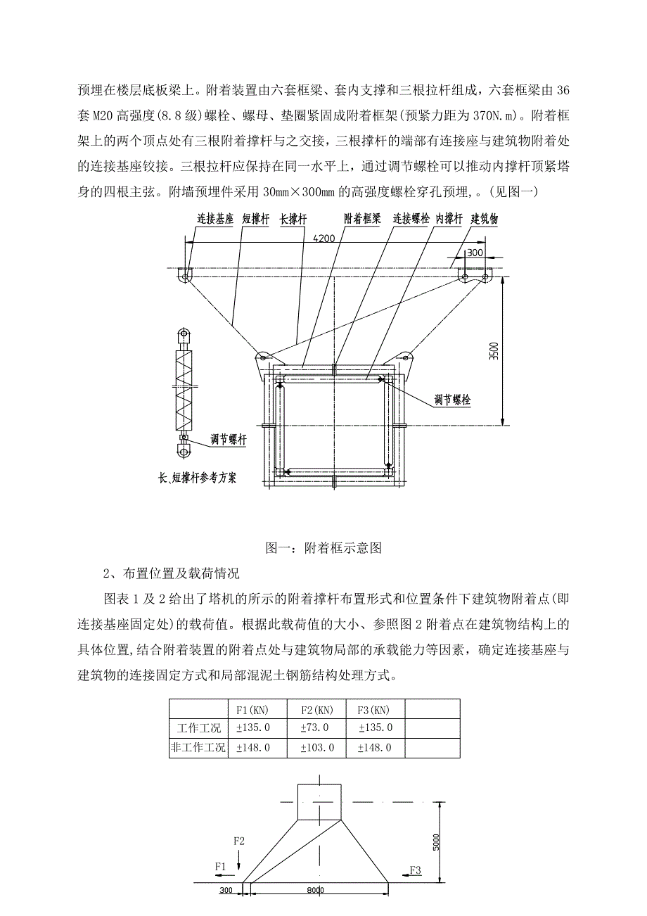 建筑塔吊附墙、顶升加节方案_第2页