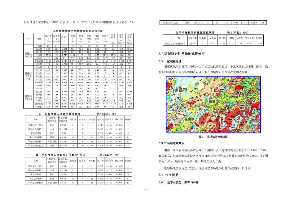 某城市污水处理配套管网工程及泵站岩土工程勘察报告_第5页