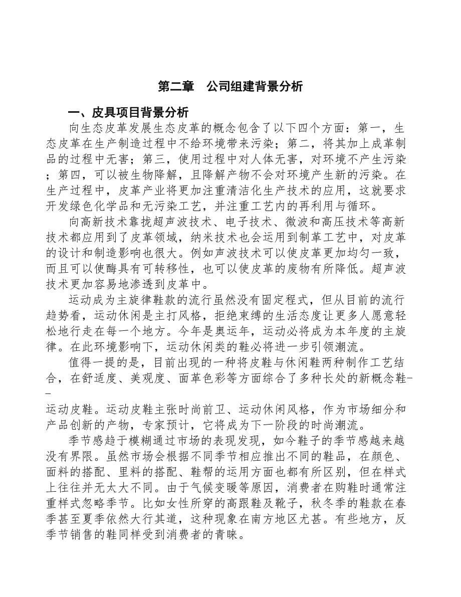 某关于成立皮具生产制造公司报告(DOC 43页)_第5页