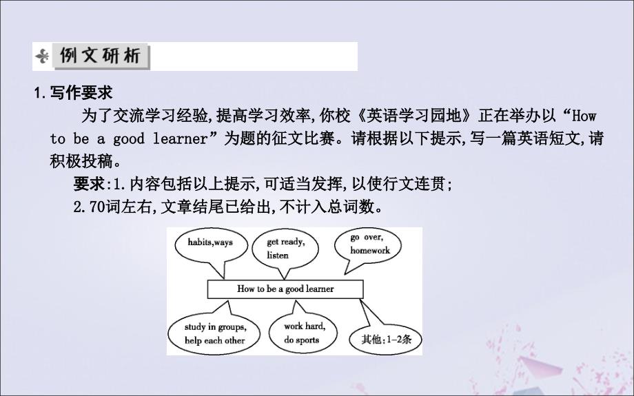 九年级英语全册Unit1HowcanwebecomegoodlearnersSectionB3a3bampSelfCheck课件新版人教新目标版_第3页