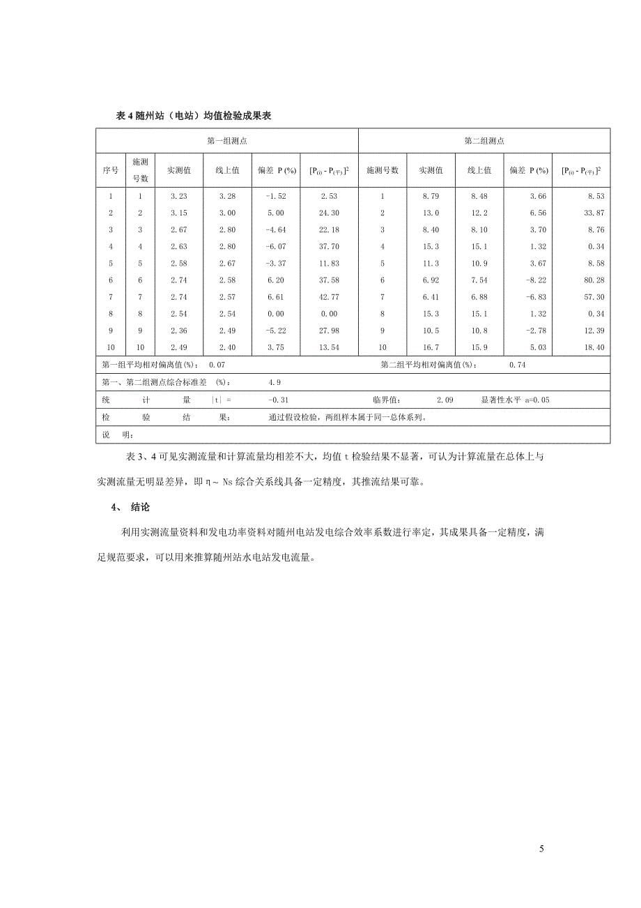 随州站电站发电综合效率系数率定_第5页