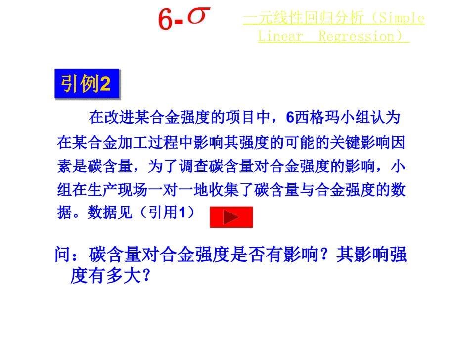 MINITAB应用质量管理技术系列培训A阶段回归分析课件_第5页