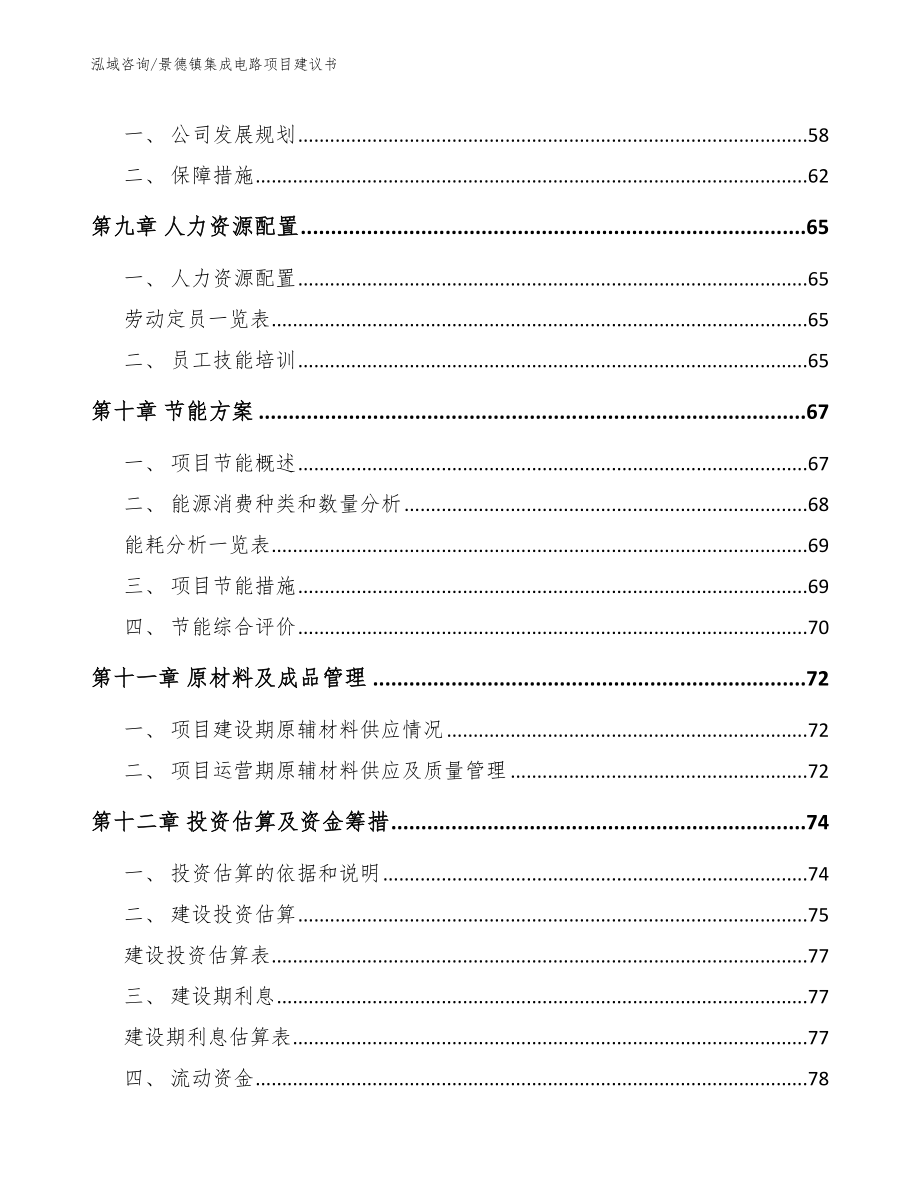 景德镇集成电路项目建议书_第4页