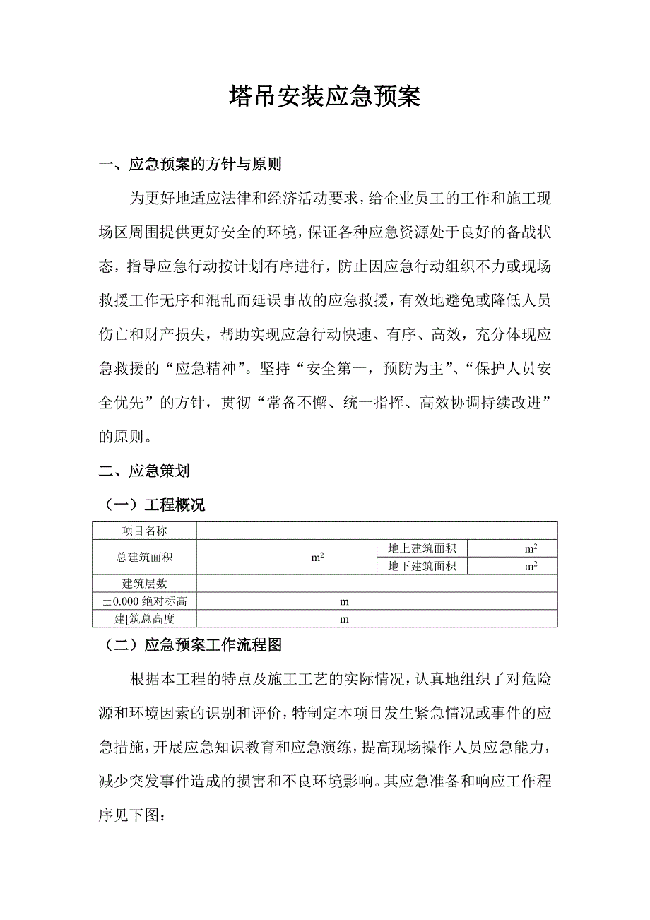 塔吊安装应急预案.doc_第1页